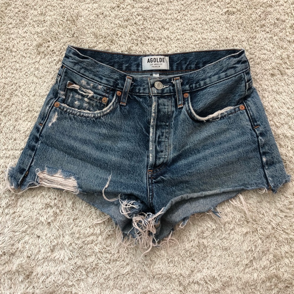 AGOLDE Denim Jean Shorts 25